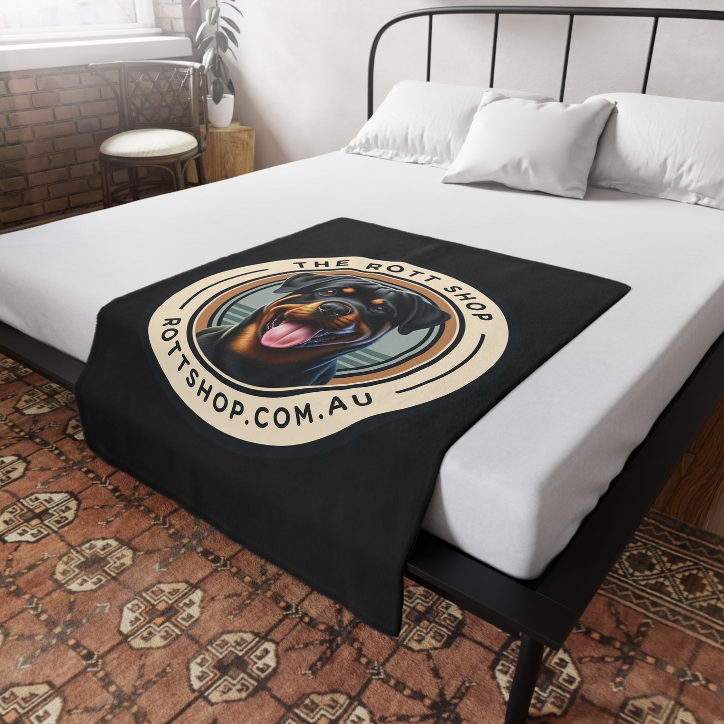 Rott Shop Logo - Plush Fleece Blanket