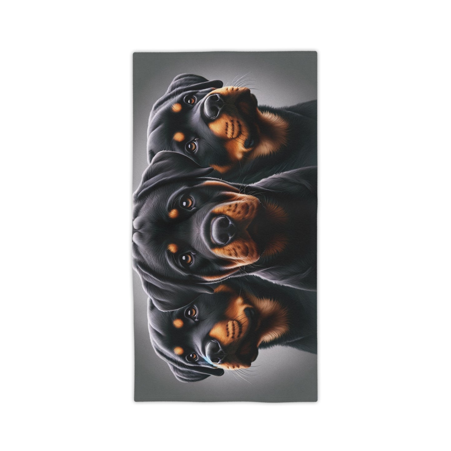 Three Rots On Grey - Beach Towels