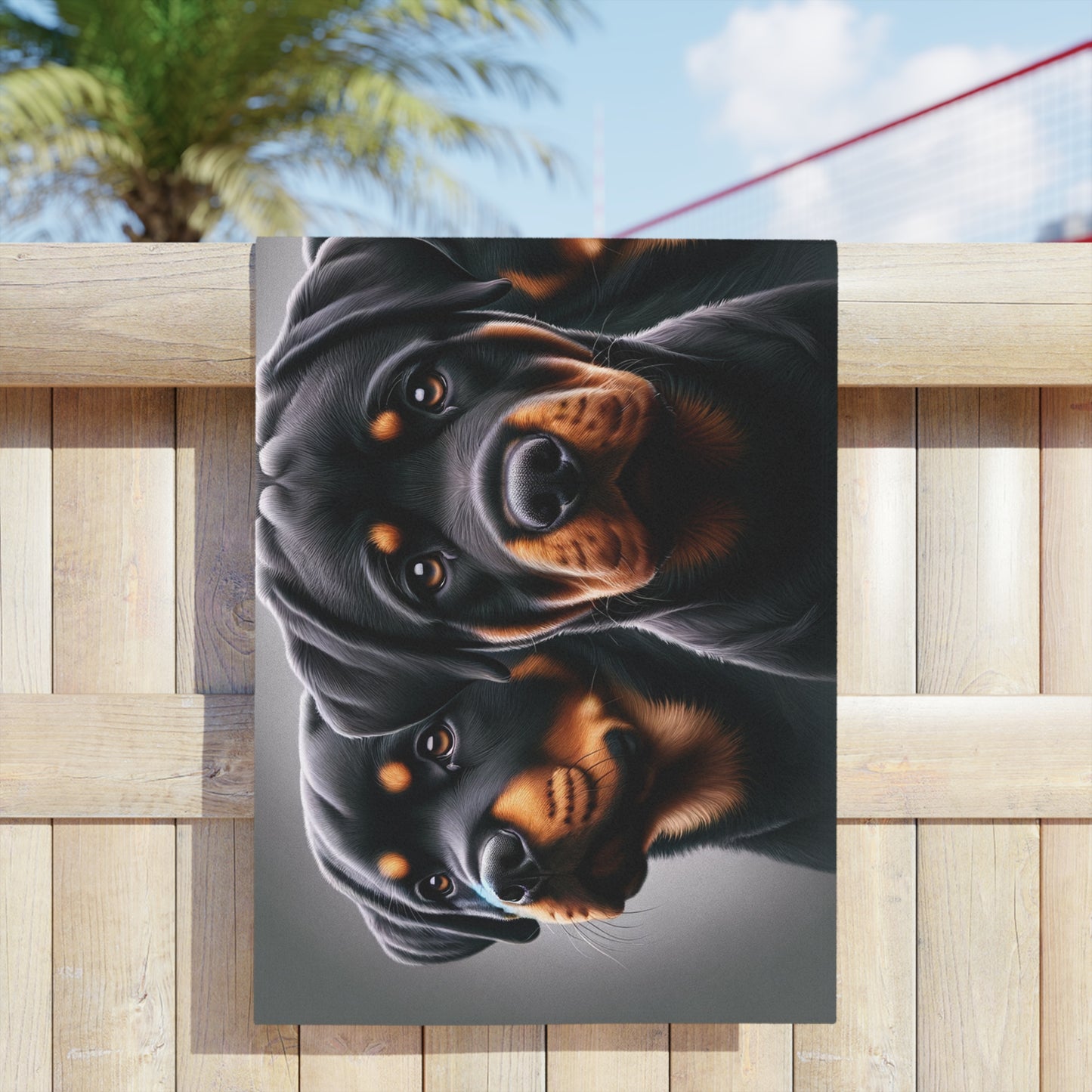 Three Rots On Grey - Beach Towels