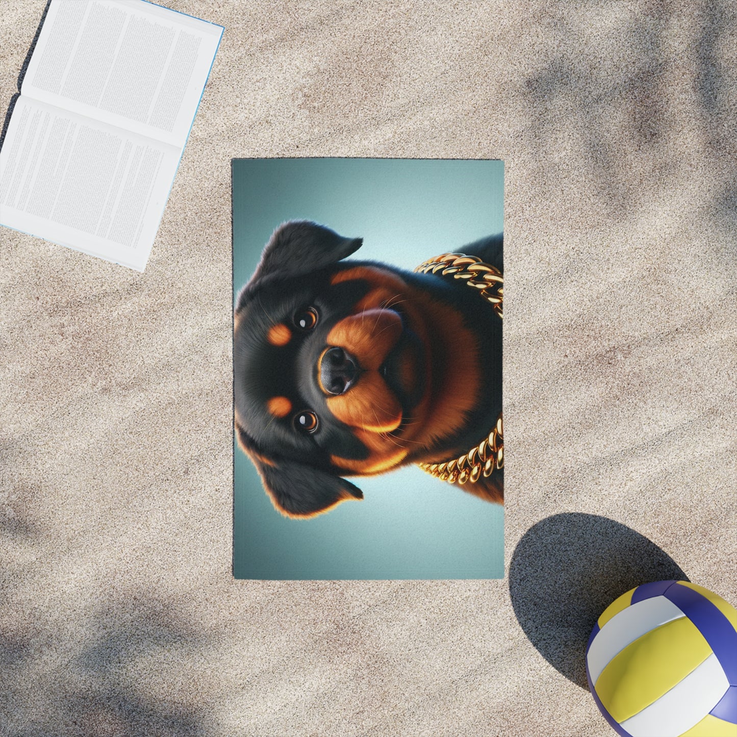 Pup Gold Chain - Beach Towels