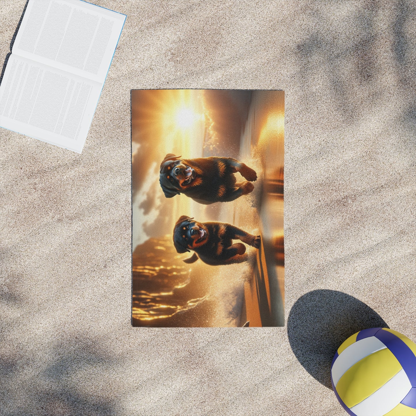 Rotts On The Run - Beach Towels