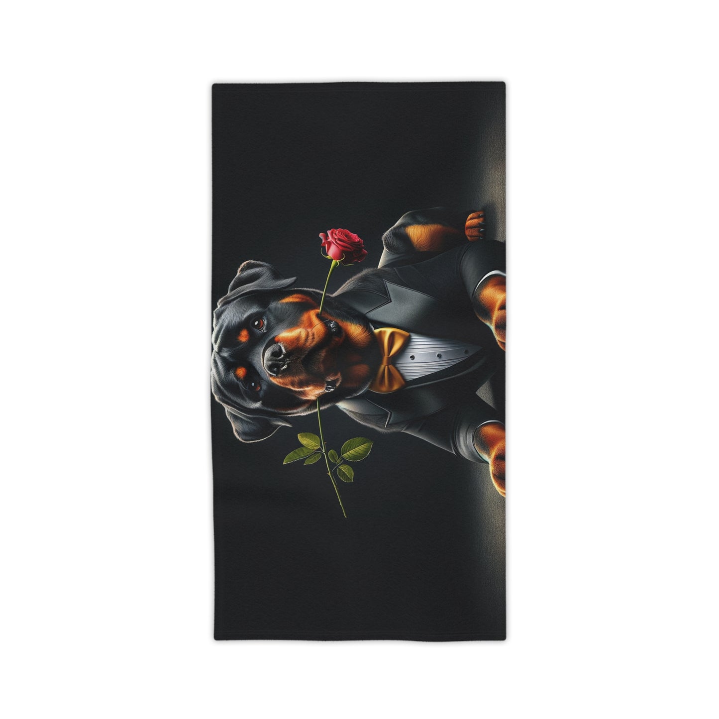 Rott Suit & Rose Crouching - Beach Towels