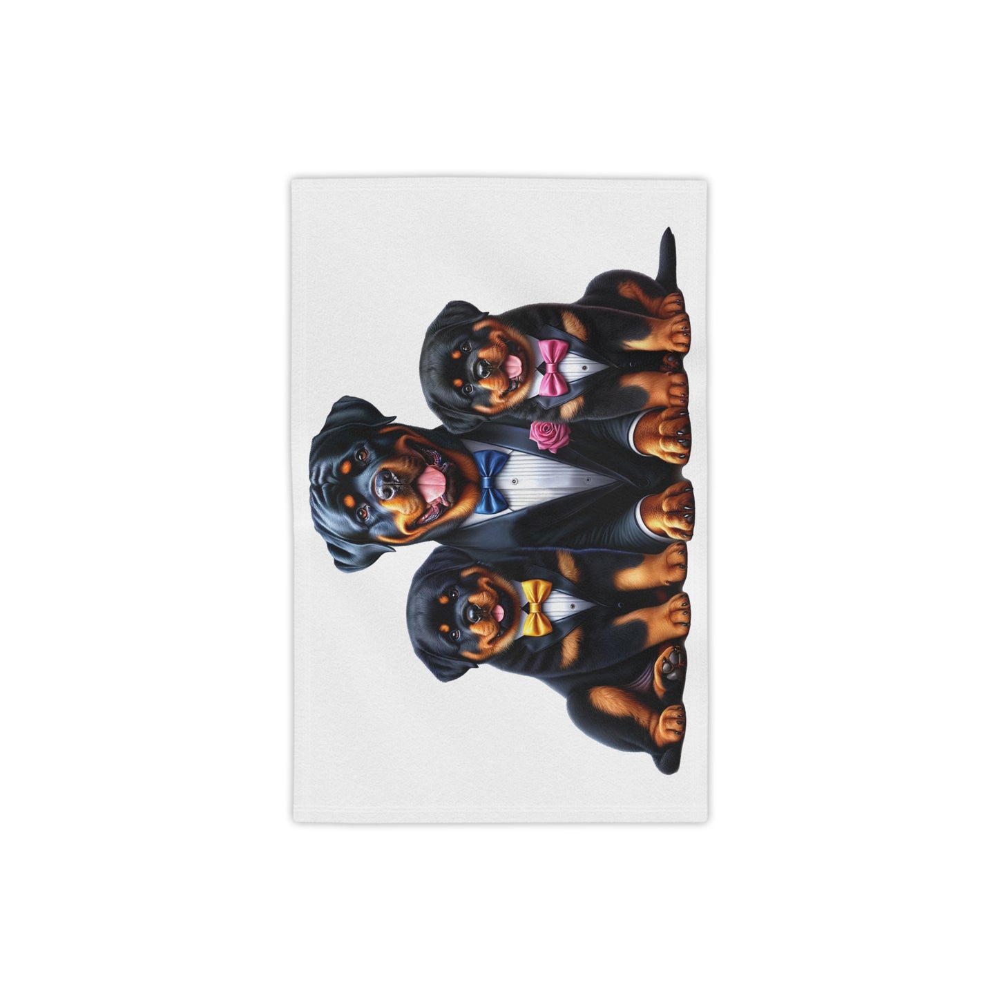 Rott Suit & Pups 2 - Beach Towels