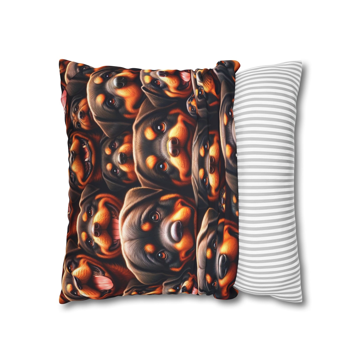 Rott All Over - Square Poly Canvas Pillowcase