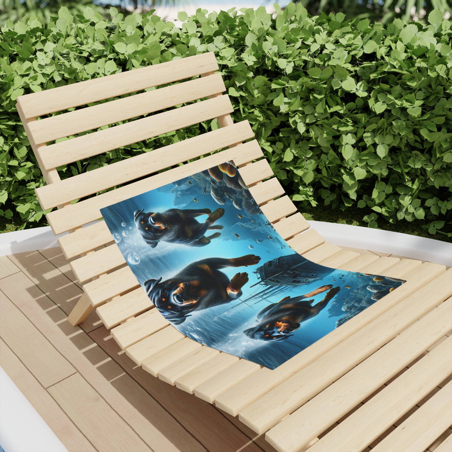 Underwater Rotts 3 - Beach Towels