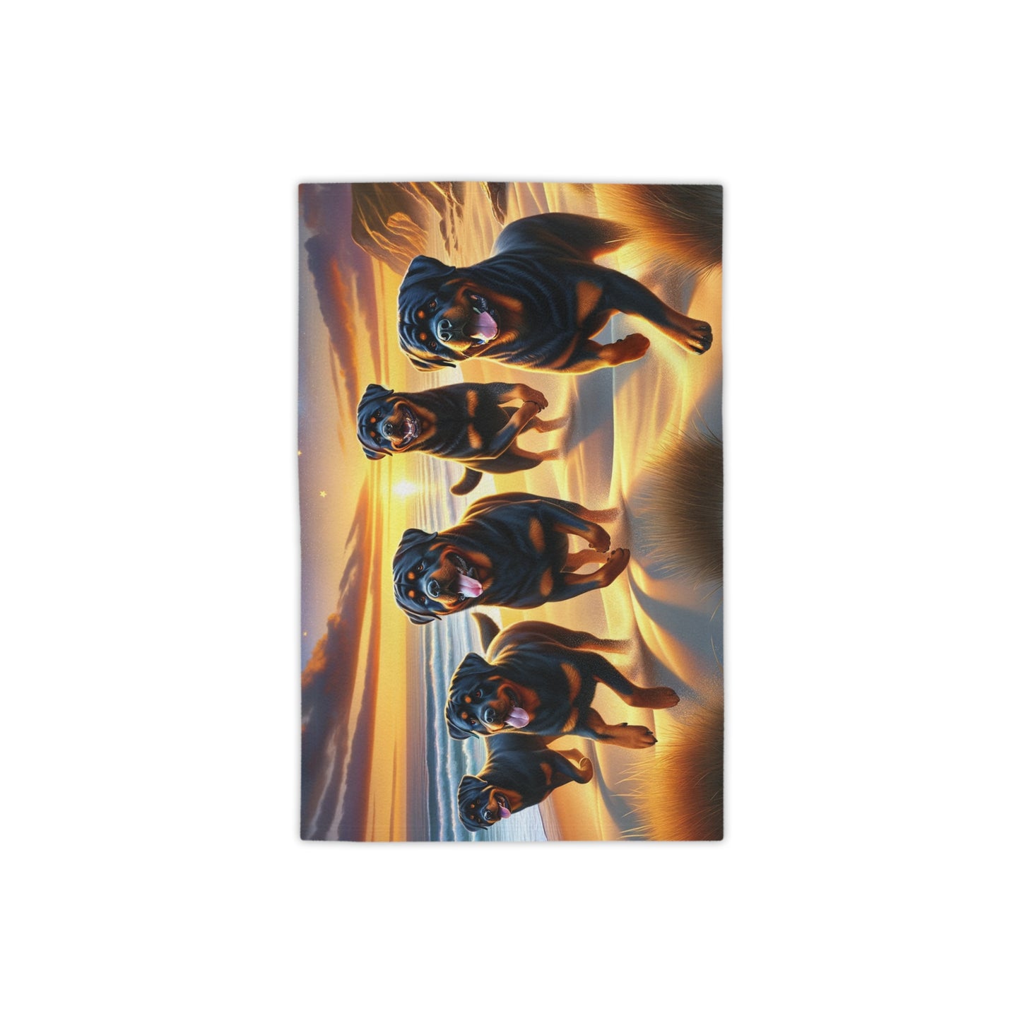 Five Rotts Moonlight - Beach Towels