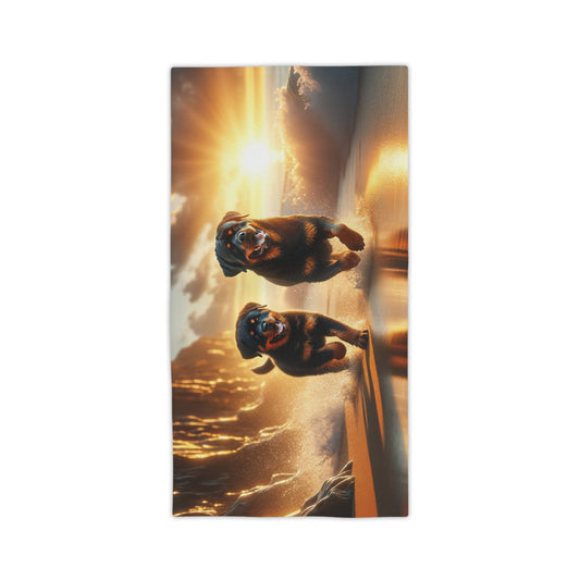 Rotts On The Run - Beach Towels