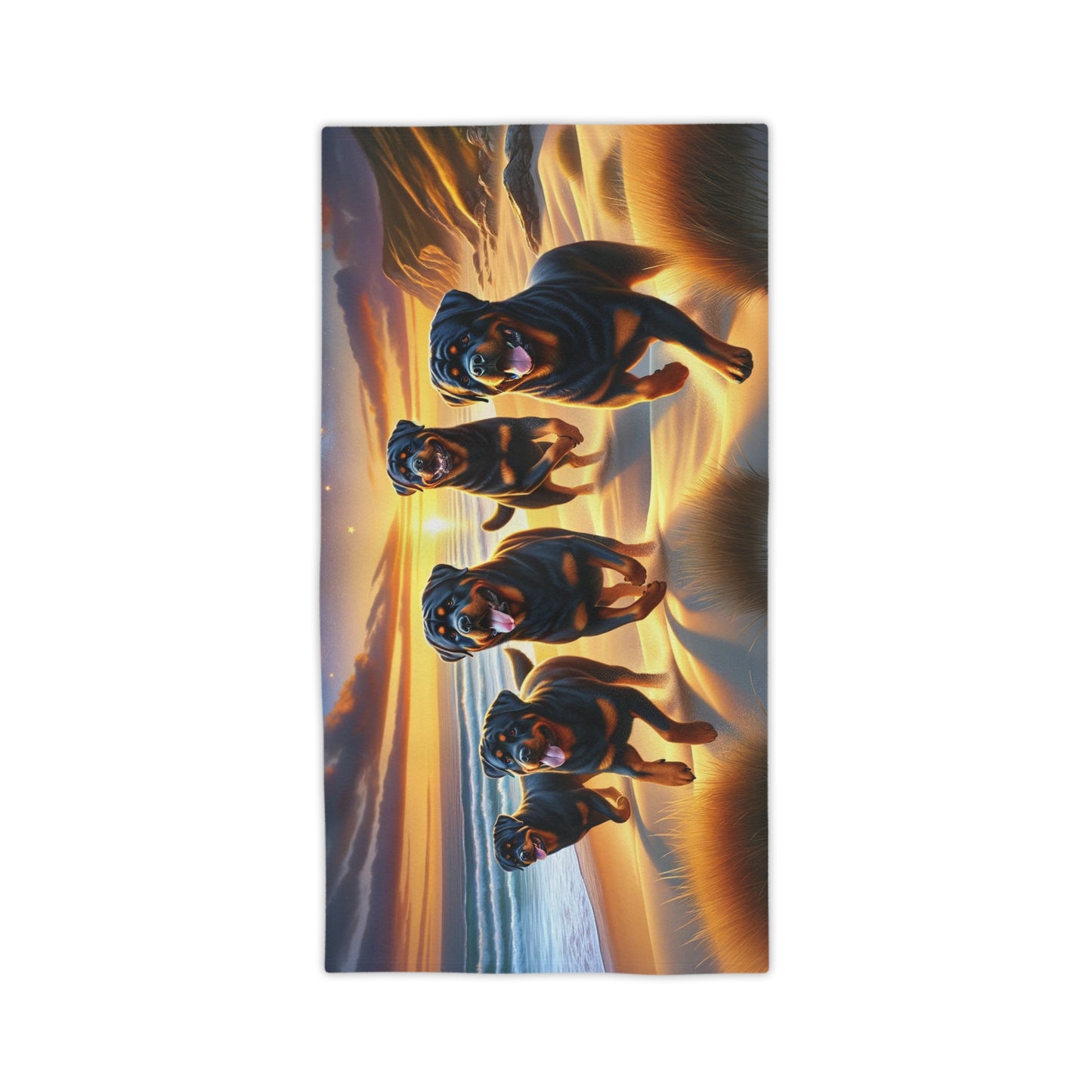 Five Rotts Moonlight - Beach Towels