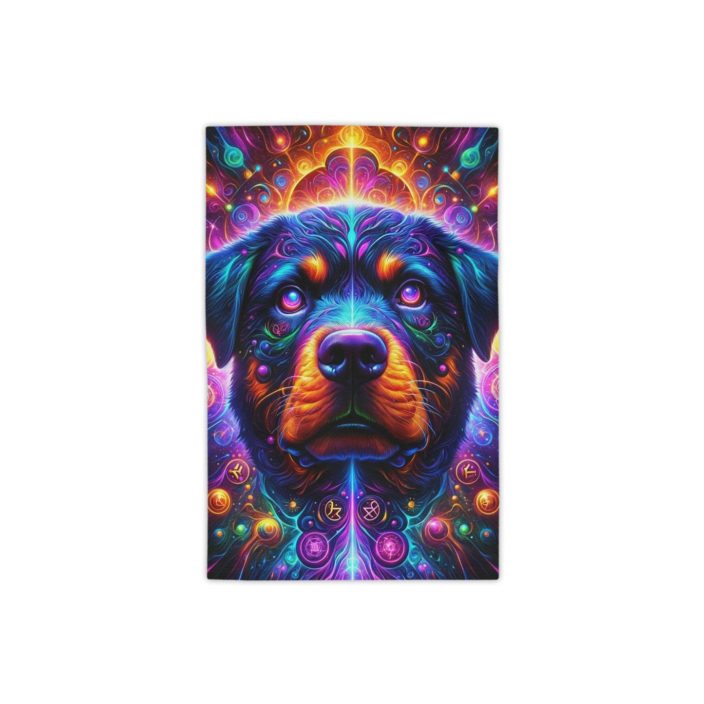 Psychedelic Rott Head - Beach Towels