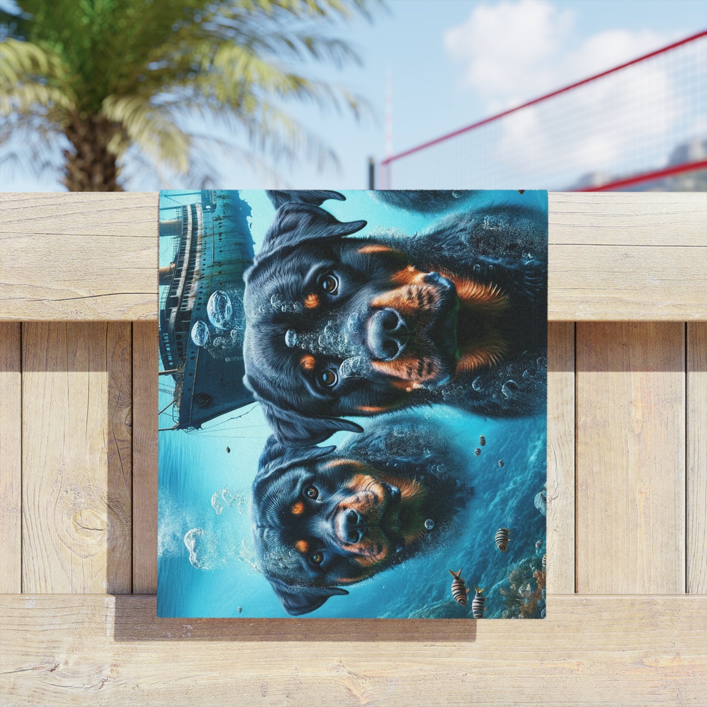 Underwater Rotts 2 - Beach Towels