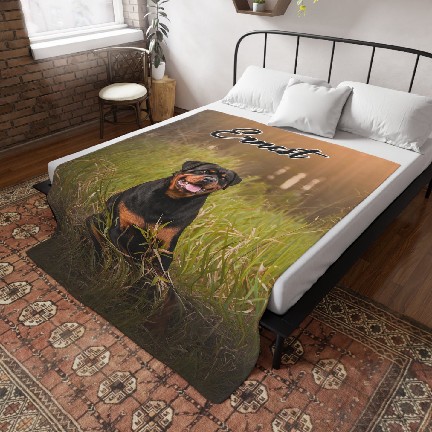 Ernest 2 - Plush Fleece Blanket