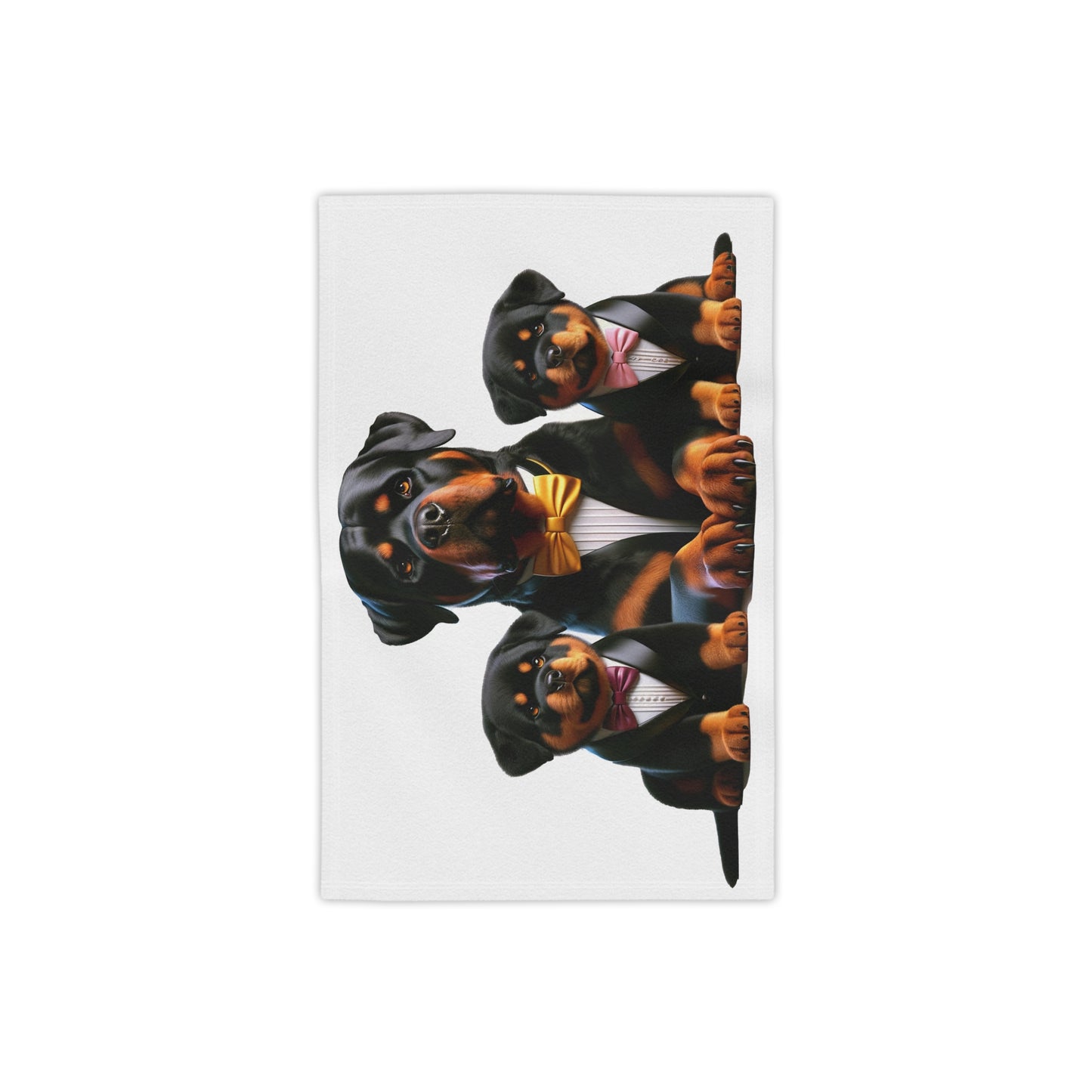 Rott Suit & Pups - Beach Towels