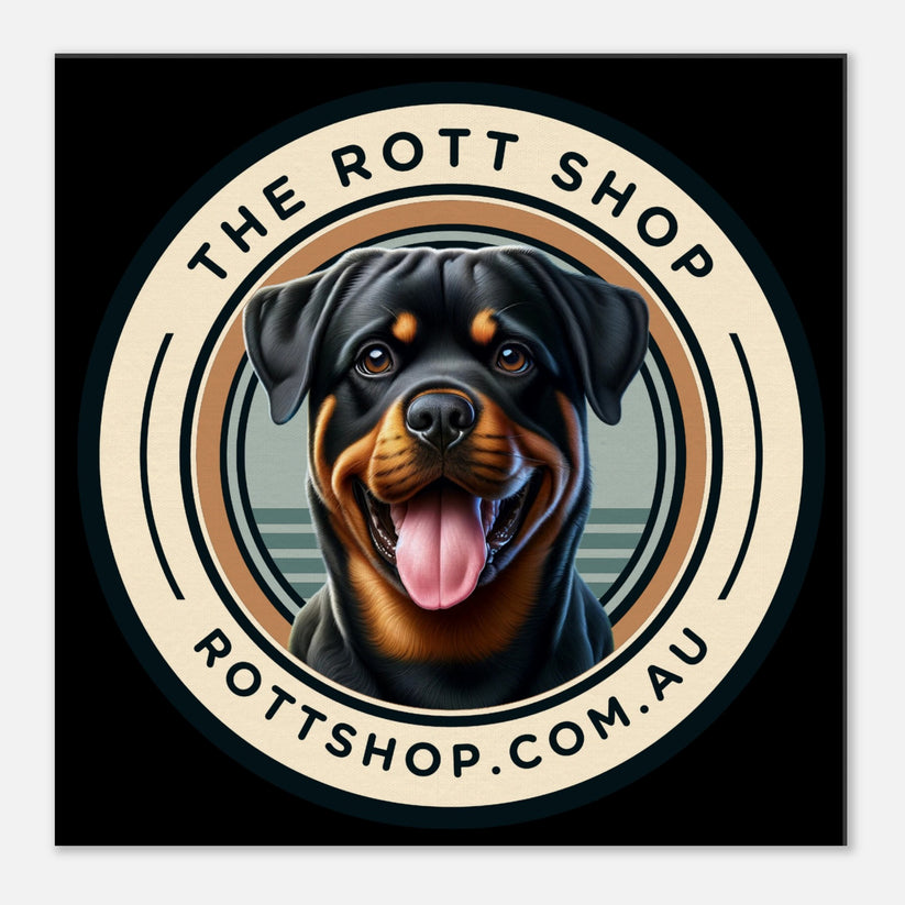 Vlockhead Rott Rott Shop Logo - 30x30 cm / 12x12″ Canvas – The Rott Shop