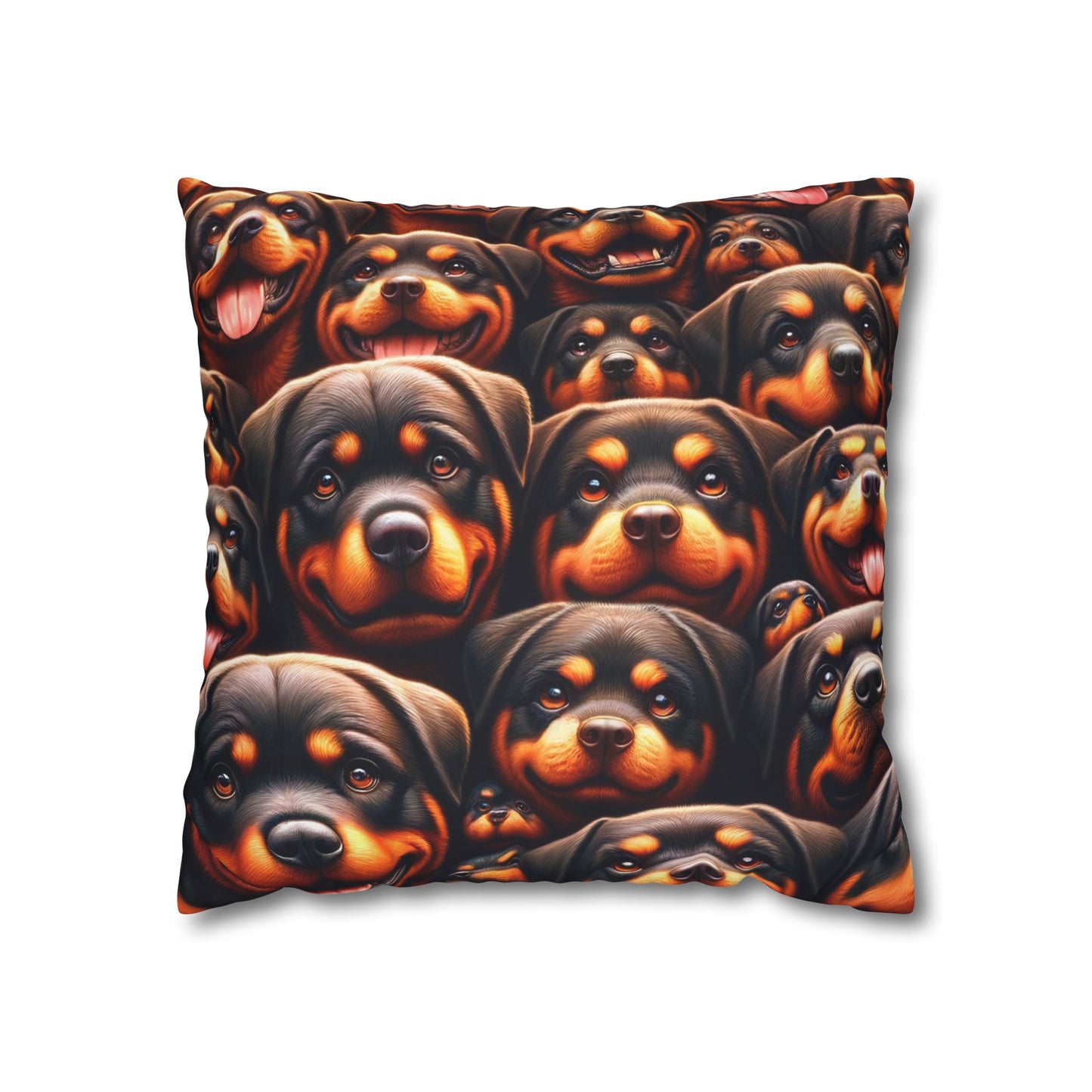 Rott All Over - Square Poly Canvas Pillowcase