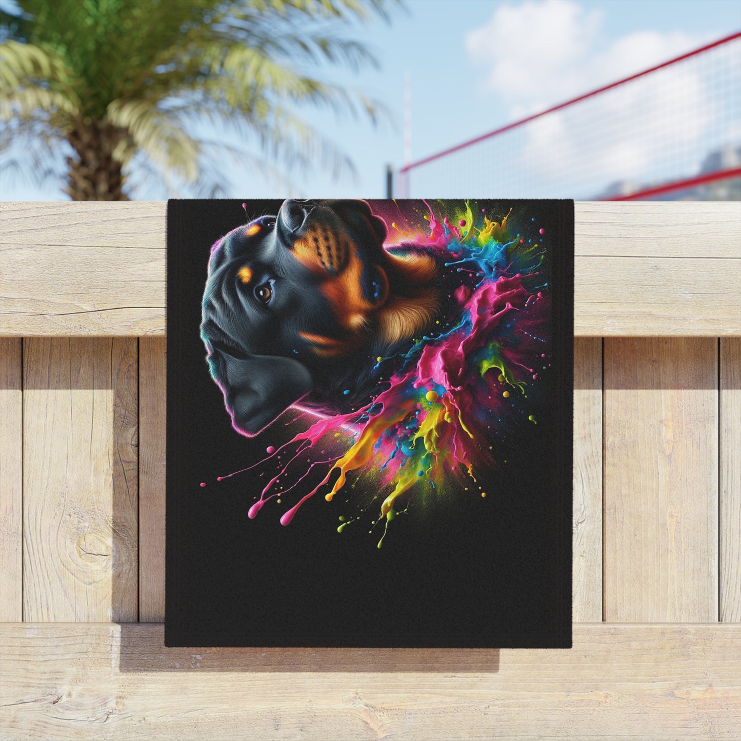 Rott Art - Splash 8A - Beach Towel
