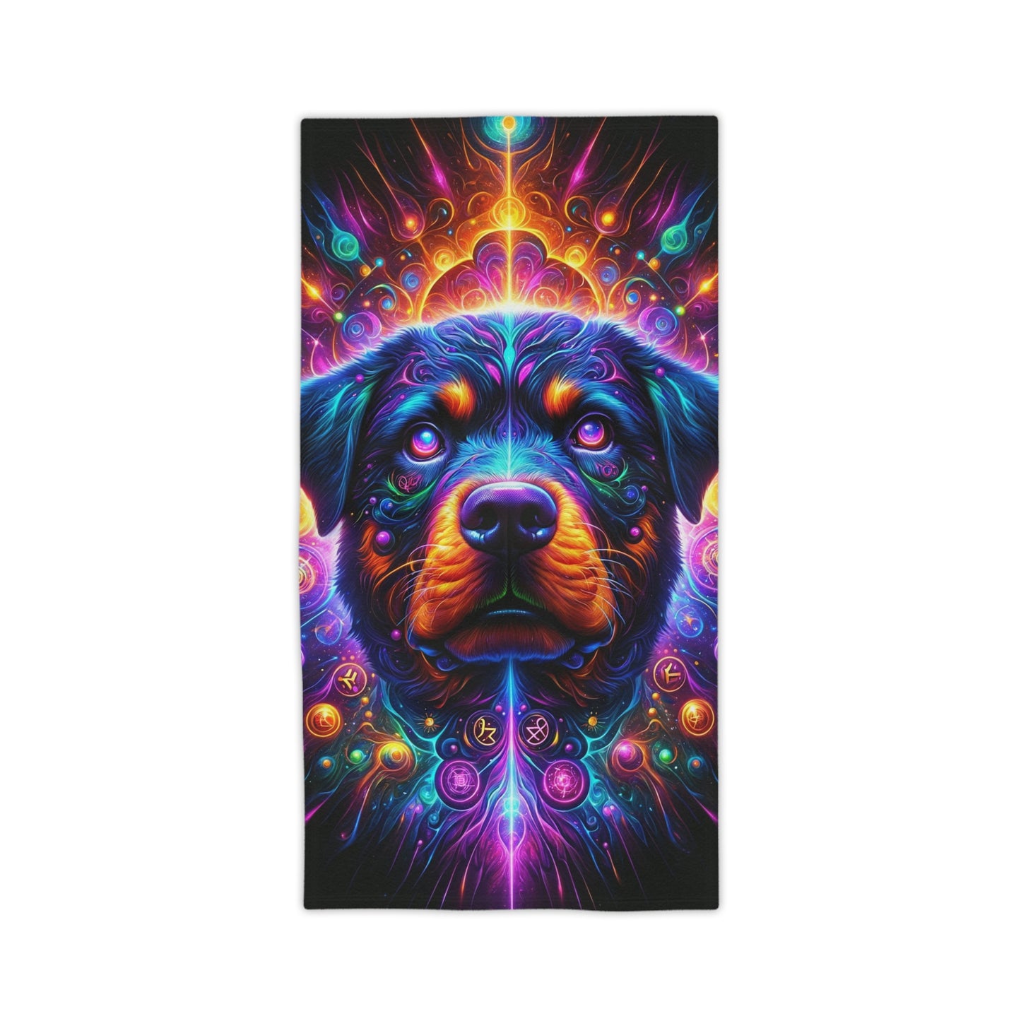 Psychedelic Rott Head - Beach Towels