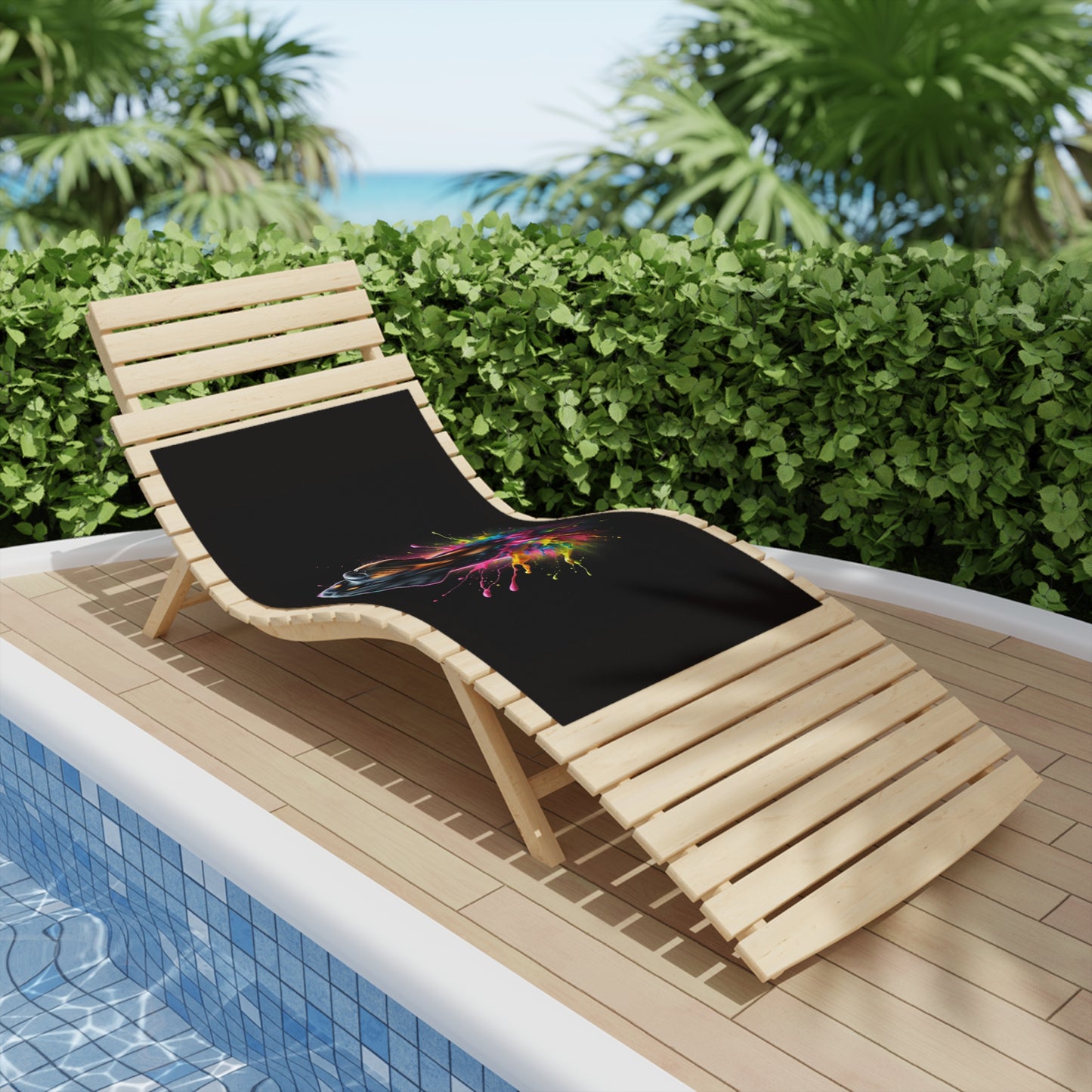 Rott Art - Splash 8A - Beach Towel
