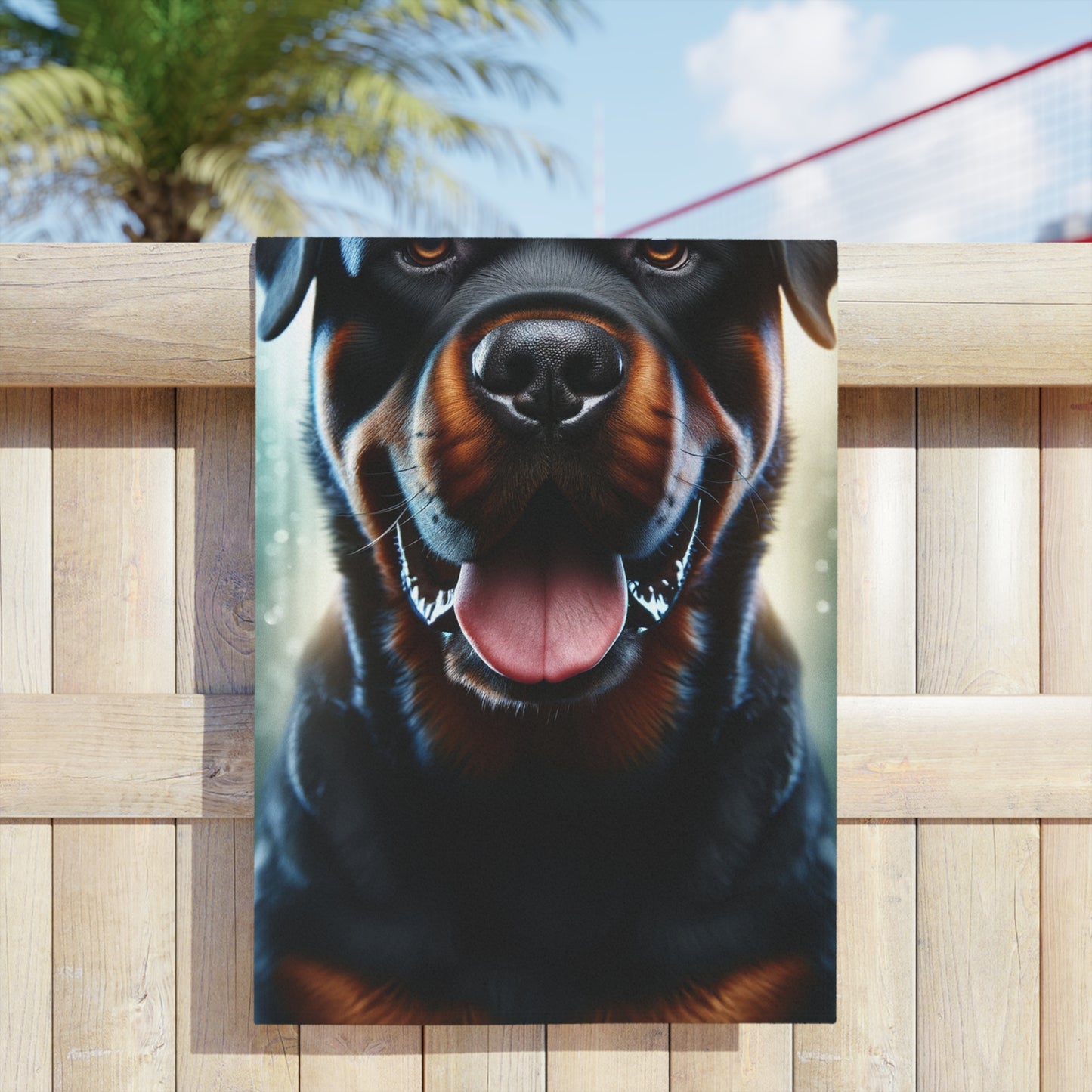 Staring Rott - Blue - Beach Towels